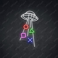 Thumbnail for 'Abducting Controls' Neon Sign by Neon Icons