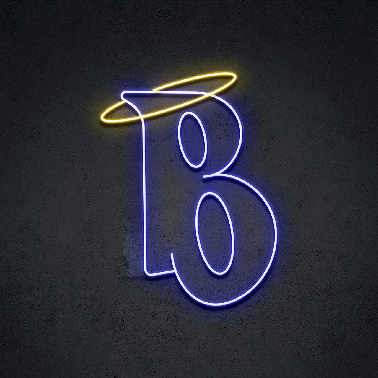 "Bratz B Icon" LED Neon 45cm (1.5ft) / Blue / LED Neon by Bratz