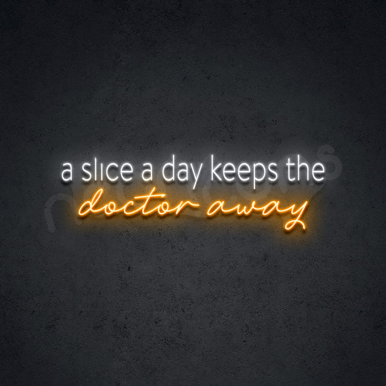 "Doctor Away" Neon Sign by Neon Icons