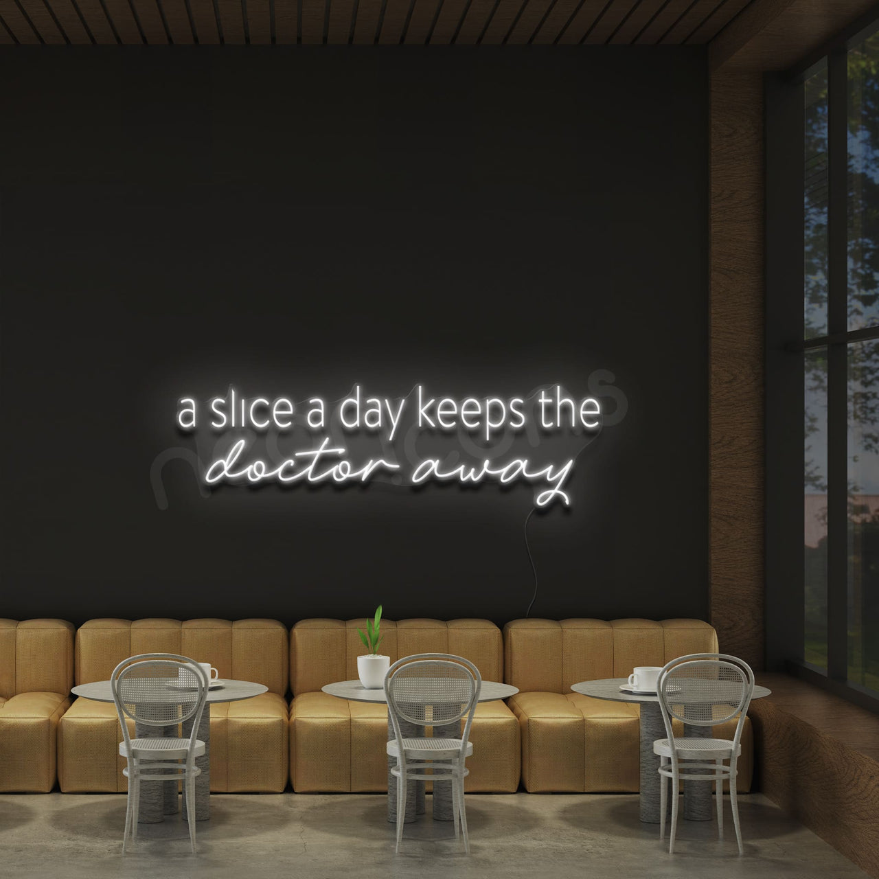 "Doctor Away" Neon Sign by Neon Icons