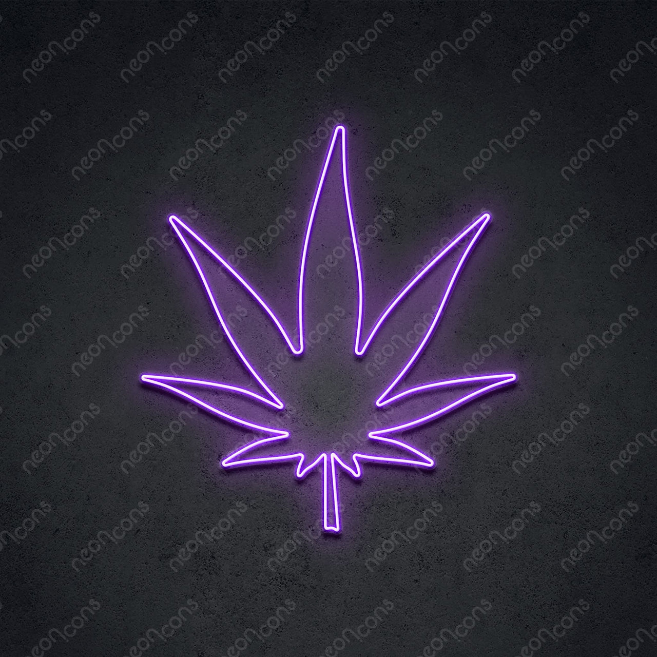 "Weed Based" LED Neon 60cm (2ft) / Purple / LED Neon by Neon Icons