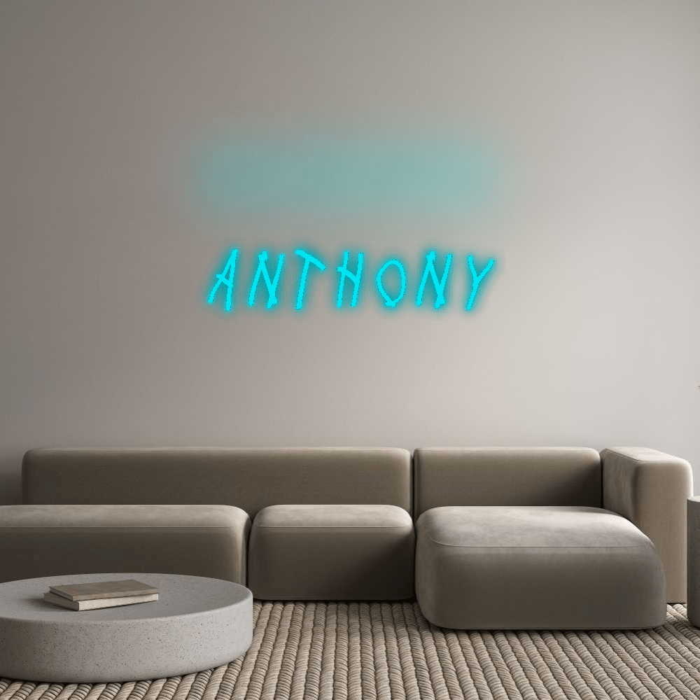 Custom Neon: Anthony by Neon Icons