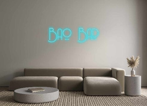Custom Neon: Bao Bar by Neon Icons
