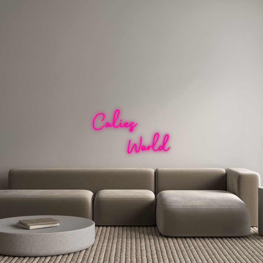 Custom Neon: Calies World by Neon Icons