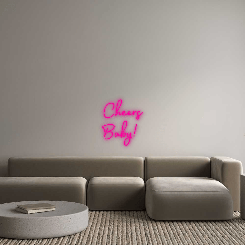 Custom Neon: Cheers Baby! by Neon Icons