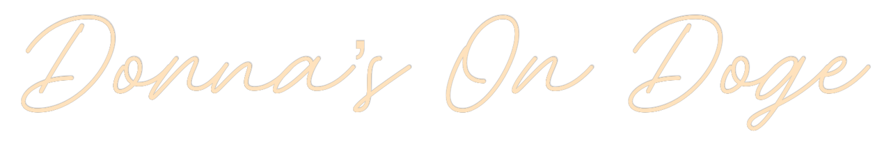 Custom Neon: Donna’s On Doge by Neon Icons