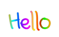 Thumbnail for Custom Neon: Hello by Neon Icons