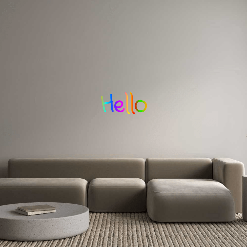 Custom Neon: Hello by Neon Icons