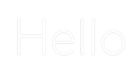 Thumbnail for Custom Neon: Hello by Neon Icons