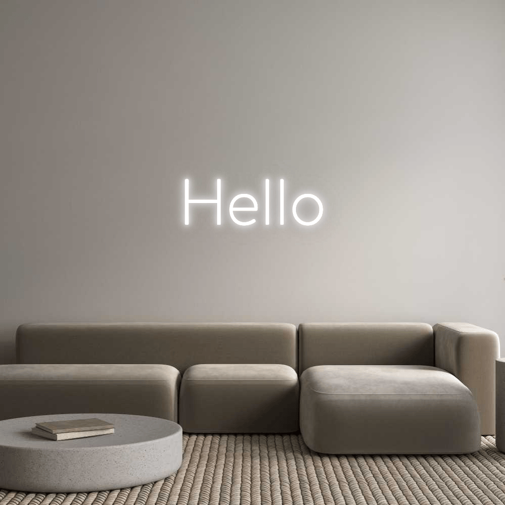 Custom Neon: Hello by Neon Icons