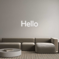 Thumbnail for Custom Neon: Hello by Neon Icons
