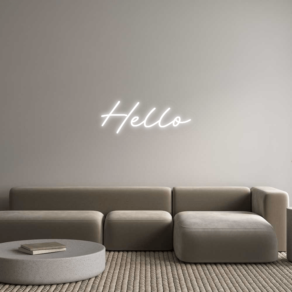 Custom Neon: Hello by Neon Icons