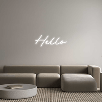 Thumbnail for Custom Neon: Hello by Neon Icons