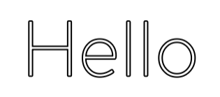 Custom Neon: Hello by Neon Icons
