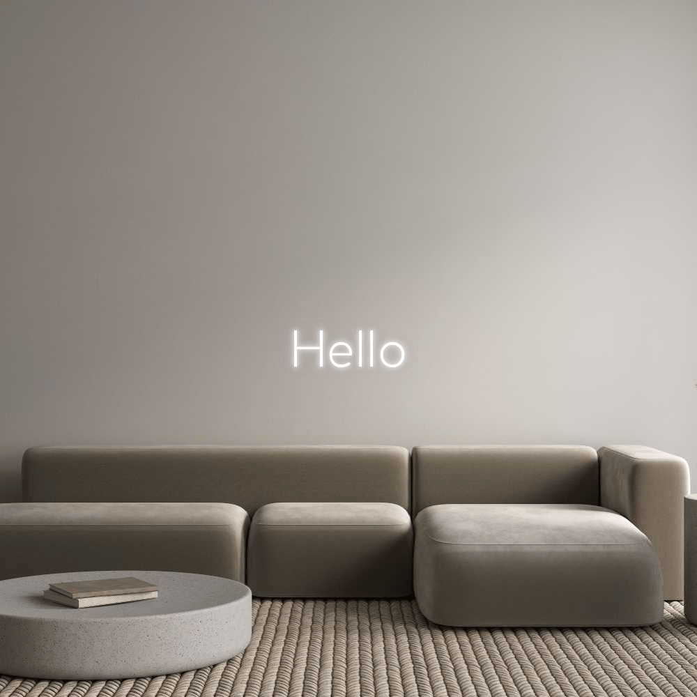 Custom Neon: Hello by Neon Icons