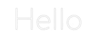 Thumbnail for Custom Neon: Hello by Neon Icons