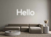 Thumbnail for Custom Neon: Hello by Neon Icons