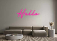 Thumbnail for Custom Neon: Hello by Neon Icons
