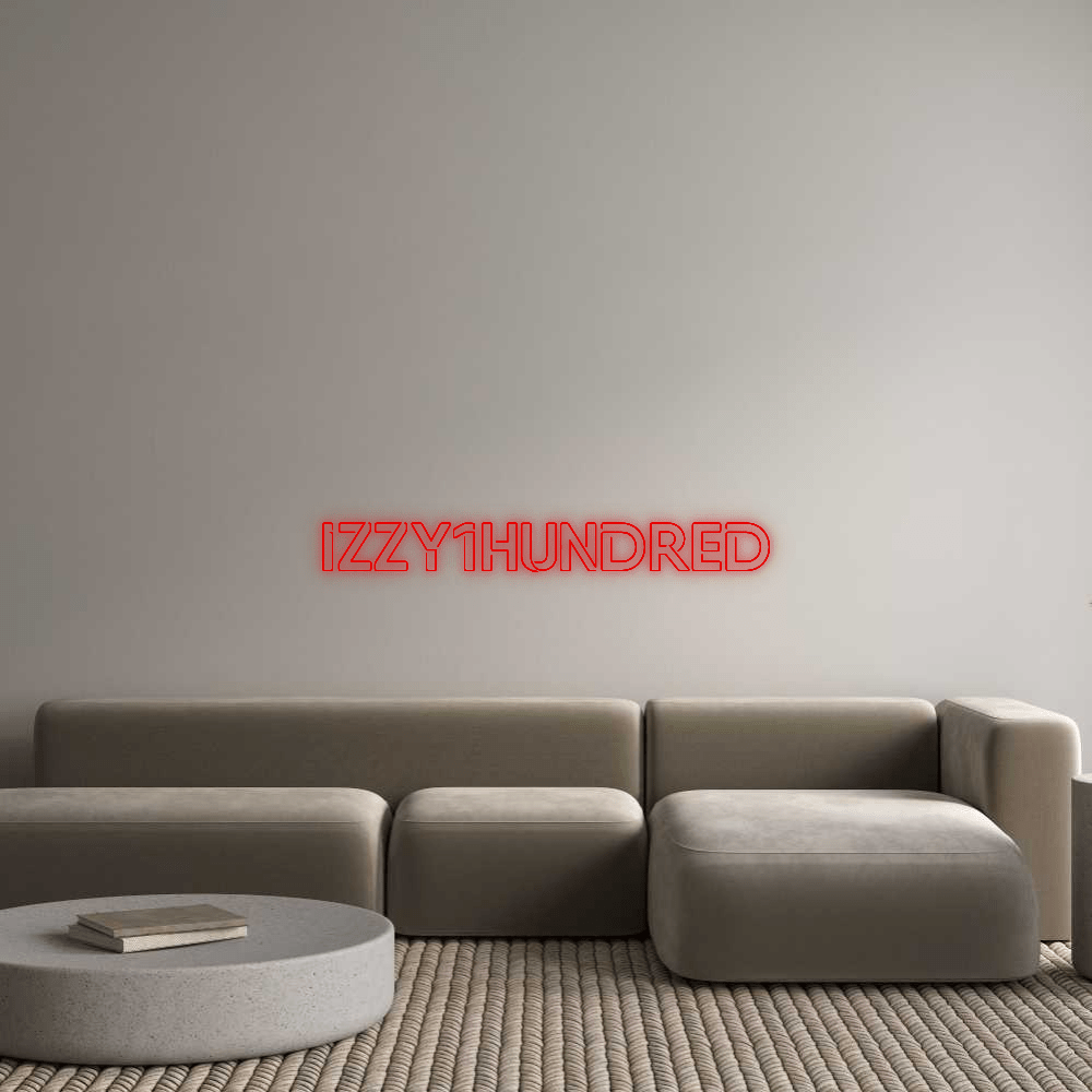 Custom Neon: Izzy1Hundred by Neon Icons