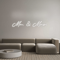 Thumbnail for Custom Neon: Mr. & Mrs. by Neon Icons