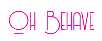 Custom Neon: Oh Behave by Neon Icons