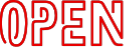 Custom Neon: OPEN by Neon Icons