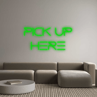 Thumbnail for Custom Neon: PICK UP HERE by Neon Icons