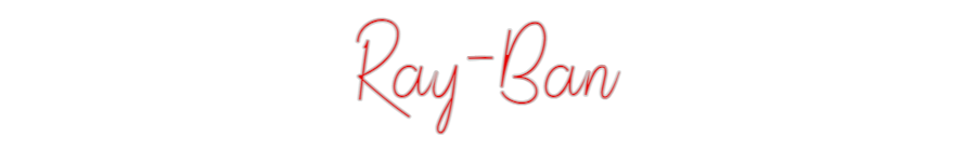 Custom Neon: Ray-Ban by Neon Icons