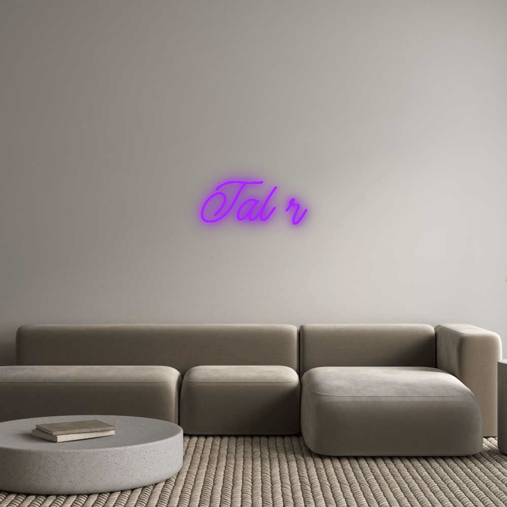 Custom Neon: Tal r by Neon Icons