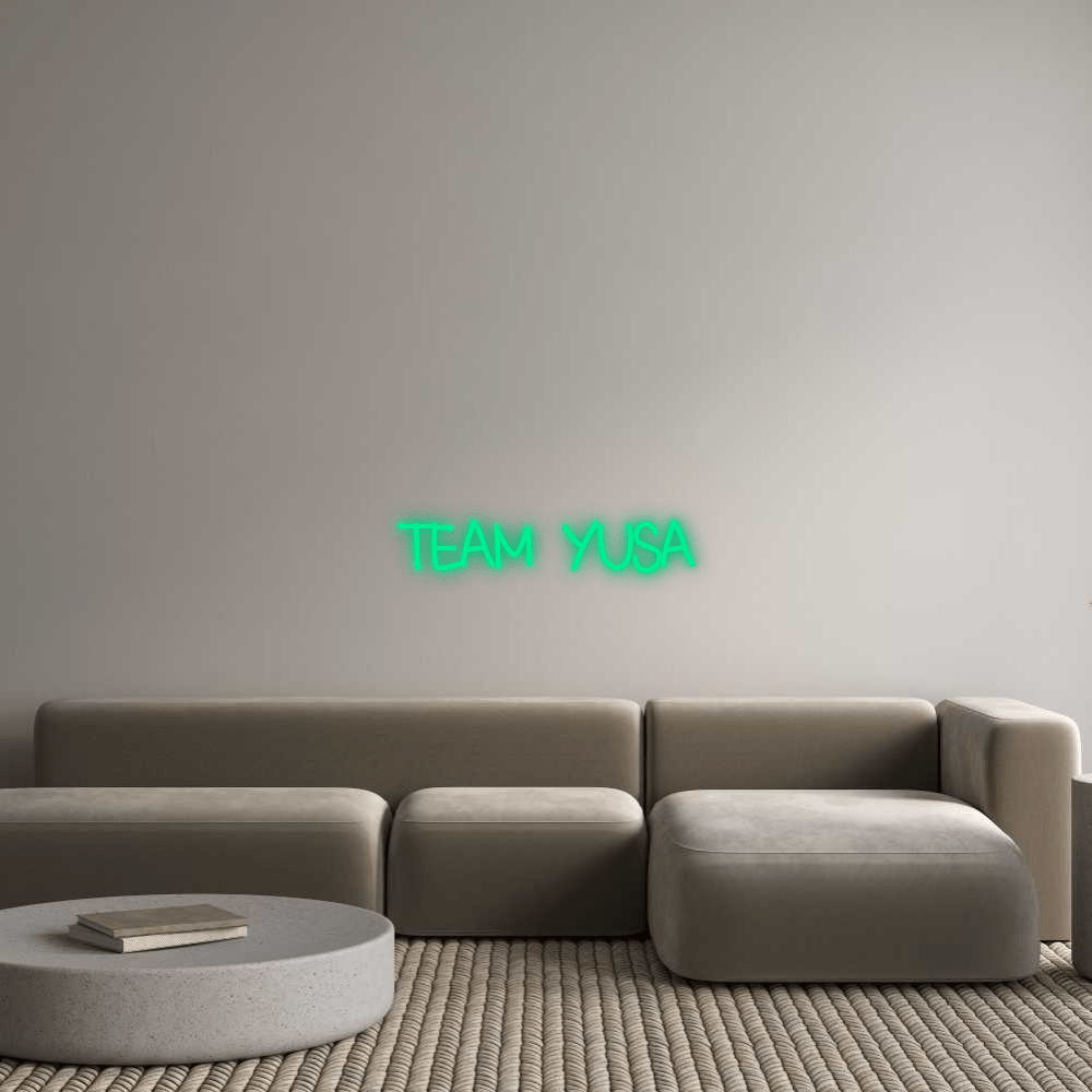 Custom Neon: TEAM YUSA by Neon Icons