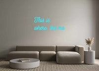 Thumbnail for Custom Neon: This is
wher... by Neon Icons