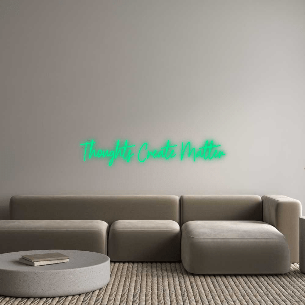 Custom Neon: Thoughts Create... by Neon Icons